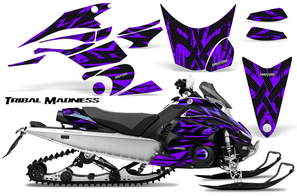 Yamaha FX Nytro 2010 Graphics Kit Tribal Madness Purple